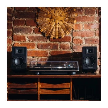 Preview: Audio Technica Aktive Regallautsprecher AT-SP3X (schwarz. Bluetooth 5.3)