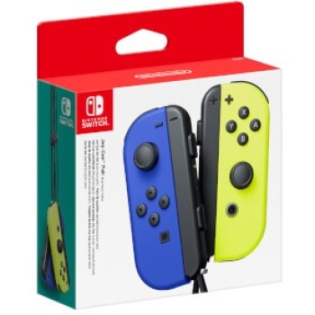 Preview: Nintendo Switch Zubehör Joy-Con 2er-Set *Blau/Gelb*