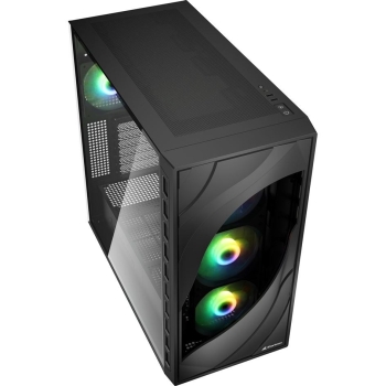 Sharkoon Rebel C80G RGB ATX 1xGlas Black