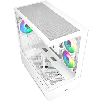 Sharkoon MK6 RGB Micro-ATX 1xGlas White