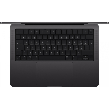 Preview: MacBook Pro Z1FG 35.97cm 14.2Zoll Nano M4 Max 16C CPU/40C GPU/16C N.E. 48GB 1TB SSD 96W USB-C DE Schwarz