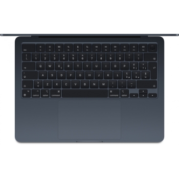 Preview: MacBook Air Z1BD 34.46cm 13.6Zoll Apple M3 8C CPU/10C GPU/16C N.E. 8GB 2TB SSD 70W USB-C DE - Mitternacht