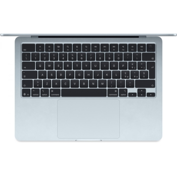 Preview: MacBook Air Z1H9 34.46cm 13.6Zoll M4 10C CPU/10C GPU/16C N.E. 24GB 1TB SSD 35W Dual USB-C DE - Himmelblau