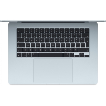 Preview: MacBook Air Z1HD 38.91cm 15.3Zoll M4 10C CPU/10C GPU/16C N.E. 16GB 256GB SSD 70W USB-C DE - Himmelblau