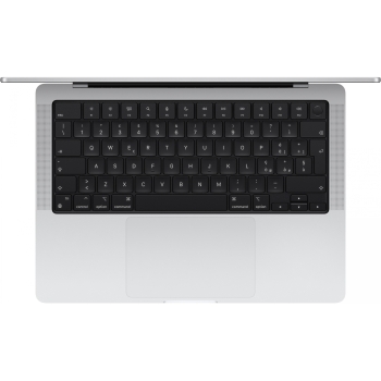 Preview: MacBook Pro Z1FB 35.97cm 14.2Zoll Nano M4 Pro 12C CPU/16C GPU/16C N.E. 24GB 512GB SSD 96W USB-C DE Silber