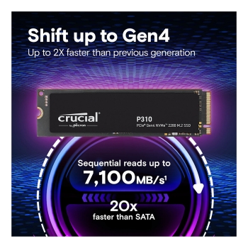 Preview: Crucial P310 Gen4 2280 4TB NVMe PCIe M.2 SSD