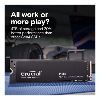 Preview: Crucial P310 Gen4 2280 4TB NVMe PCIe M.2 SSD
