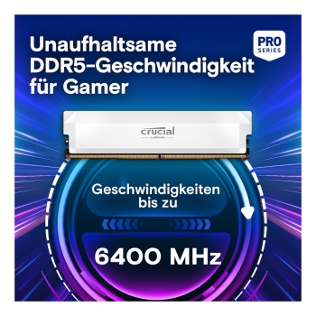 Preview: Crucial Pro 6400 Kit 64GB 2x32GB UDIMM CL40 W Overclocking