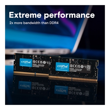 Preview: Crucial DDR5-5600 64GB SODIMM CL46 (16Gbit)
