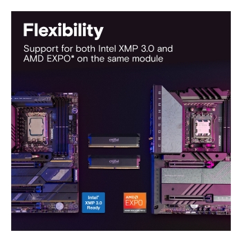 Preview: Crucial Pro 6000 Kit 64GB 2x32GB UDIMM CL40 B Overclocking