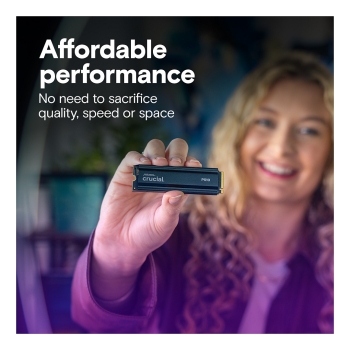 Preview: M.2 Crucial P510 Gen5 2280 1TB NVMe PCIe M.2 SSD mit Heatsink