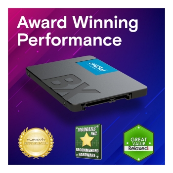 Preview: 2.5 4TB Crucial (6.3cm) BX500 SATAIII 3D 7mm intern retail