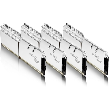 Preview: G.Skill DIMM 64 GB DDR4-3600 (4x 16 GB) Quad-Kit (silber. F4-3600C16Q-64GTRSC. Trident Z Royal. INTEL XMP)