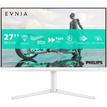 68.5 cm/27 (2560×1440) Philips 27M2N3501PA/00 16:9 QHD Fast IPS 1 ms 260 Hz HDMI 2.0 DisplayPort 1.4 VESA Black