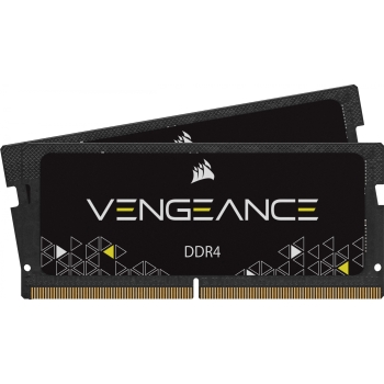 Preview: 16 GB Corsair SO-DIMM 2666 (2x 8 GB) Dual-Kit (schwarz. CMSX16GX4M2A2666C18. Vengeance)