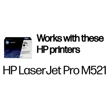 Preview: HP 55A original LaserJet Toner cartridge CE255A black standard capacity 6.000 pages 1-pack