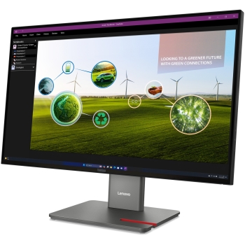 Preview: LENOVO ThinkVision P27Q-40 68.58cm 27Zoll 2560x1440 IPS 120Hz Daisy Chain KVM/eKVM USB-C TopSeller