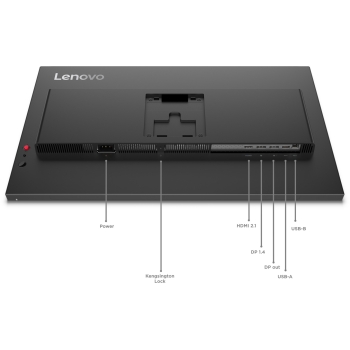 Preview: LENOVO ThinkVision P27Q-40 68.58cm 27Zoll 2560x1440 IPS 120Hz Daisy Chain KVM/eKVM USB-C TopSeller