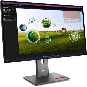 Preview: LENOVO ThinkVision P27Q-40 68.58cm 27Zoll 2560x1440 IPS 120Hz Daisy Chain KVM/eKVM USB-C TopSeller