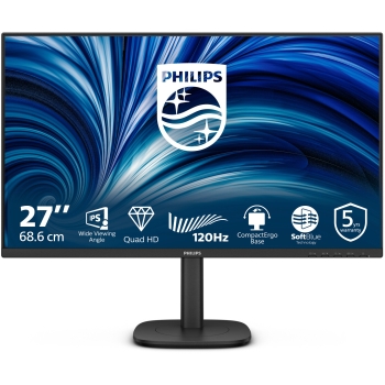 PHILIPS 68.58cm 27Zoll 2560x1440 120Hz IPS Flat H/A 150 MM TUV EyeSafe certified USB HUB SPEAKERS DPx1 HDMIx2 350cd/m2 TCO 10