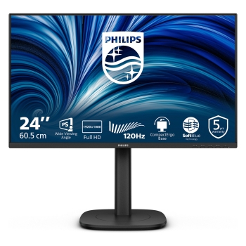 PHILIPS 60.45cm 23.8Zoll 1920x1080 120Hz IPS Flat H/A 150 MM TUV EyeSafe certified USB HUB SPEAKERS DP HDMI 300cd/m2 TCO 10