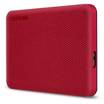 Preview: Toshiba Storage Canvio Advance 1 TB. Externe Festplatte (rot. Micro-USB-B 3.2 Gen 1 (5 Gbit/s))