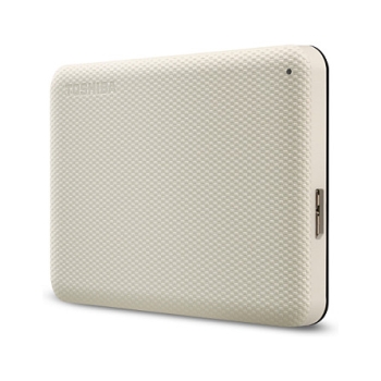 Preview: Toshiba Storage Canvio Advance 4 TB. Externe Festplatte (beige. Micro-USB-B 3.2 Gen 1 (5 Gbit/s))