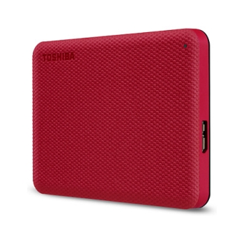 Preview: Toshiba Storage Canvio Advance 4 TB. Externe Festplatte (rot. Micro-USB-B 3.2 Gen 1 (5 Gbit/s))