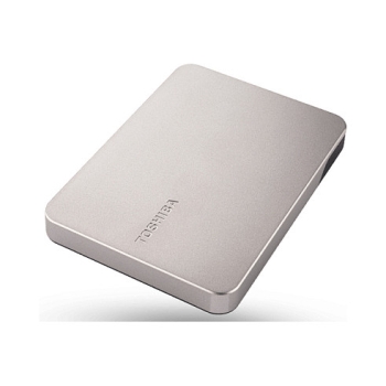 Toshiba Storage Canvio Flex 1TB. Externe Festplatte (hellsilber. USB-C / USB-A)