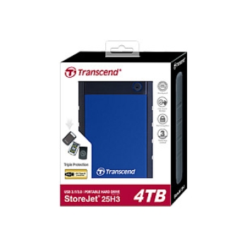Preview: Transcend 6.3cm 4TB USB3.1 StoreJet 25H3B Navy Blue
