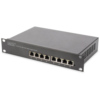 DIGITUS Switch 8-Port Gigabit Unmanaged schwarz