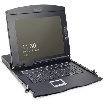 DIGITUS Modulare Konsole 17TFT.1-Port KVM&Touchpad.Türkei