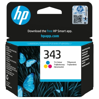 HP 343 original Ink cartridge C8766EE UUS tri-colour standard capacity 7ml 330 pages 1-pack