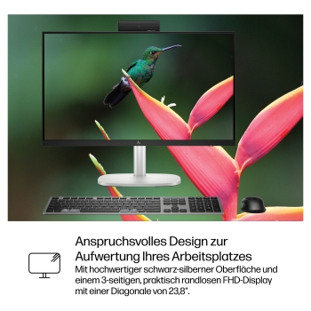Preview: HP Elite Studio 8 AiO Intel Core Ultra 7 265 60.45cm 23.8Zoll FHD 32GB 1TB/SSD W11P 3J Gar (DE)