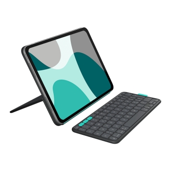 Logitech Flip Folio - Graphite-DEU-BT