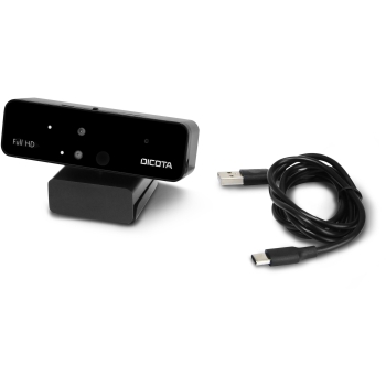 Dicota Webcam PRO Face Recognition black