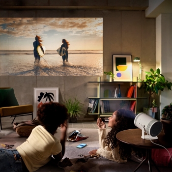 Preview: (1920x1080) Samsung The Freestyle SP-LFF3CLAX - 2. Gen DLP /LED -550 Lm - Full HD