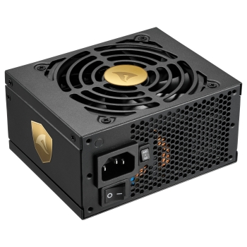 Preview: 850W Sharkoon Rebel P20 SFX 850W (schwarz. 1x 12 Pin High Power Anschluss. 2x PCIe. Kabelmanagement. 850 Watt)