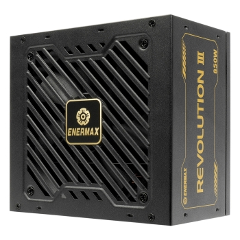 Preview: 850W Enermax Power Supply 850W Revolution3 80+ Gold Black FULLMOD