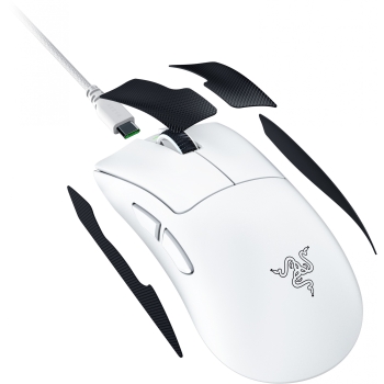 Preview: Razer Maus Deathadder V4 Pro weiß