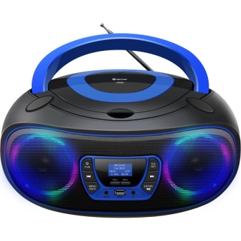 Denver DAB+ Boombox Mit DAB+/FM-Radio. Bluetooth-Funktion.blue