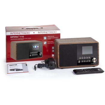 Preview: DABMAN i110 WLAN-Internet-Radio + Media-Player-Funktion. Holz