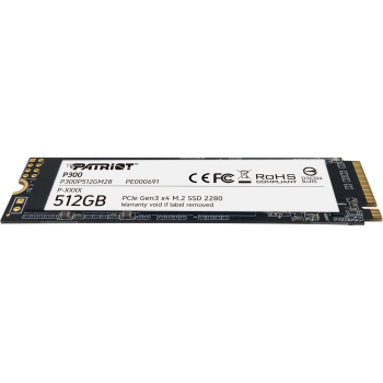 Preview: M.2 Patriot P300 512 GB (PCIe 3.0 x4. NVMe 1.3. M.2 2280)