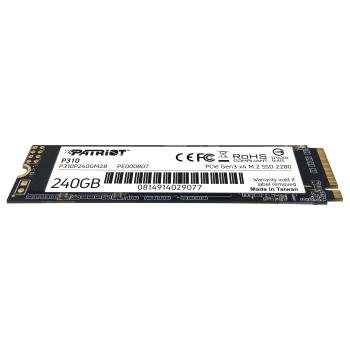 Preview: M.2 Patriot P310 240 GB (PCIe 3.0 x4. NVMe 1.3. M.2 2280)