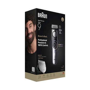 Preview: Braun Series 9 Beard Trimmer BT9520 244848 Akku/Netz satin chrome 7 Aufsätze Rei