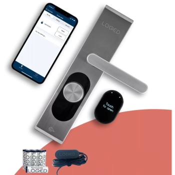 Shelly Plug&Play LOQED Touch Smart Lock Stainless Steal Smartes Türschloss