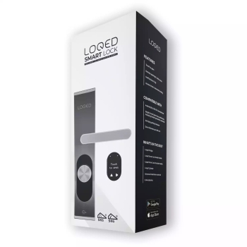 Preview: Shelly Plug&Play LOQED Touch Smart Lock Stainless Steal Smartes Türschloss