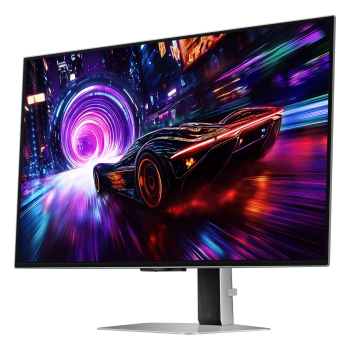 Preview: 81,3cm/32 (3840x2160) Samsung Odyssey OLED G8 G81SF 16:9 4K OLED 0,03ms 240Hz HDMI 2.1 DisplayPort 1.4 USB-B USB-A VESA HDR FreeSync G-Sync Silvr