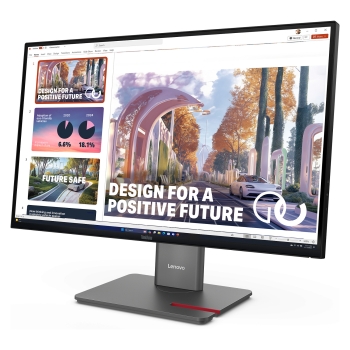 Preview: 68,6cm/27 (2560x1440) Lenovo ThinkVision P27QD-40 16:9 WQHD IPS 4ms 120Hz HDMI DisplayPort USB-C USB LAN VESA KVM