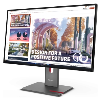 Preview: 68,6cm/27 (2560x1440) Lenovo ThinkVision P27QD-40 16:9 WQHD IPS 4ms 120Hz HDMI DisplayPort USB-C USB LAN VESA KVM